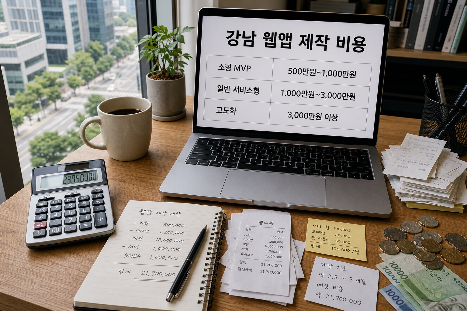 강남 웹앱 제작 비용과 견적의 모든 것 — 강남 웹앱 제작 비용