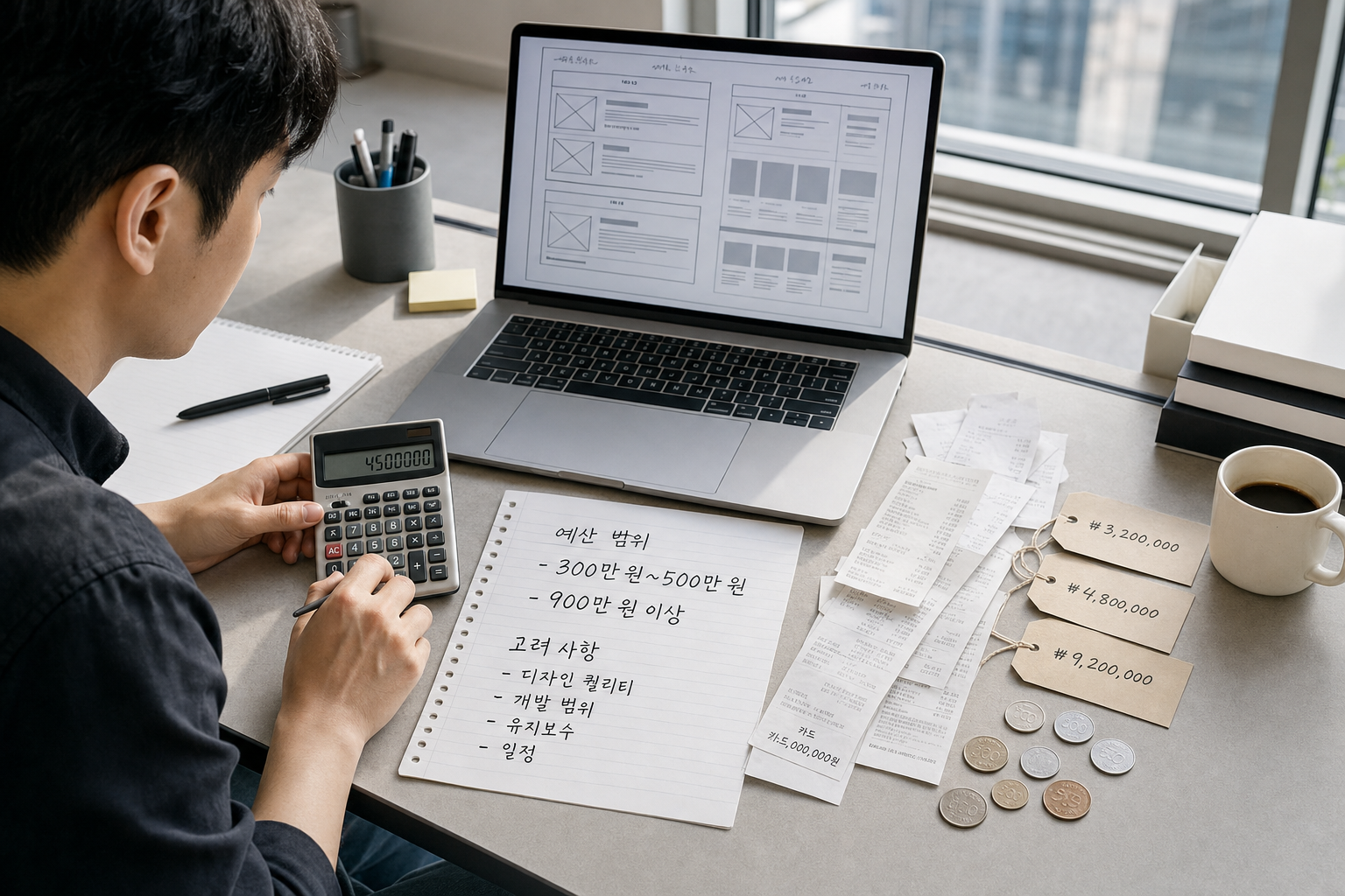 강남 웹사이트 제작 비용은 어떻게 산정되나요
